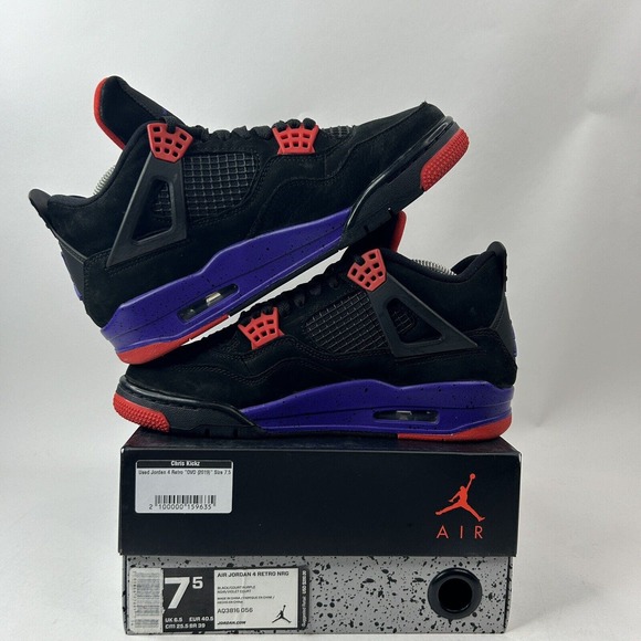 Nike Shoes Air Jordan 4 Retro NRG “Raptors OVO/Drake Signature” 2024 - Picture 3 of 12